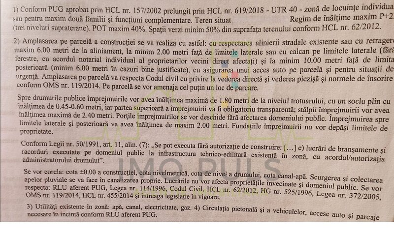 Teren in Complexul Studentesc. Urbanism.